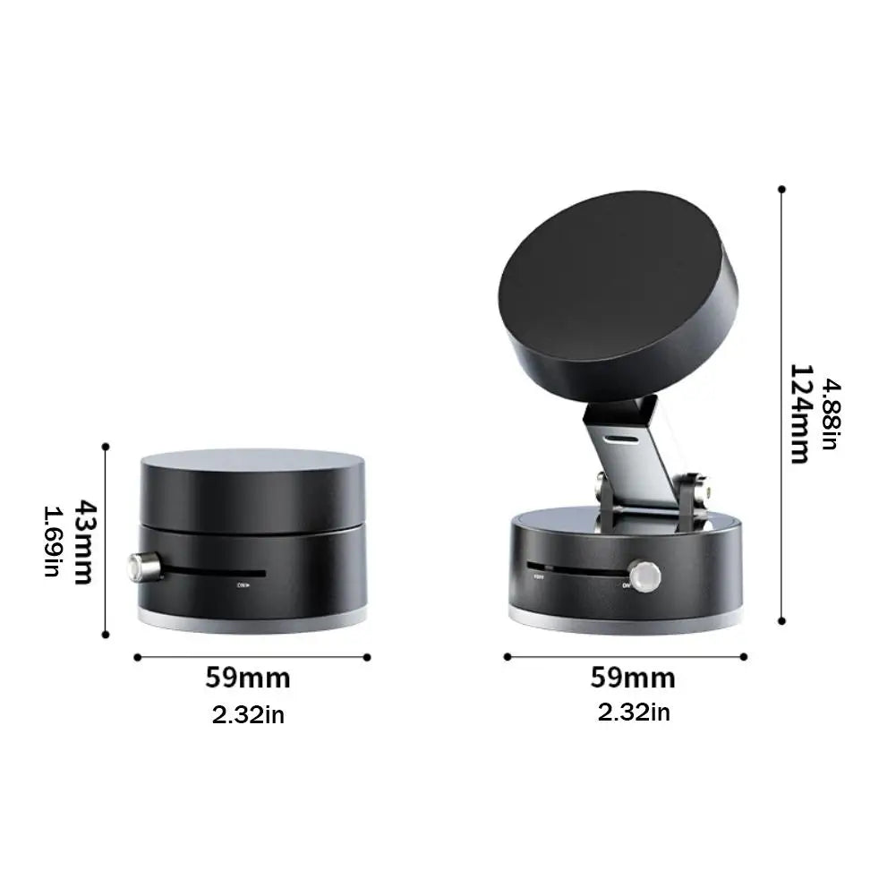 Doppelseitiger magnetischer Telefonhalter mit Saugnapf, fauler multifunktionaler faltbarer Aufbewahrungshalter, Vakuum-Saugnapf-Telefonhalter